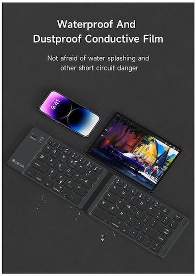 Devia Lingo Wireless Bluetooth Keyboard Only for Tablet International English Gray