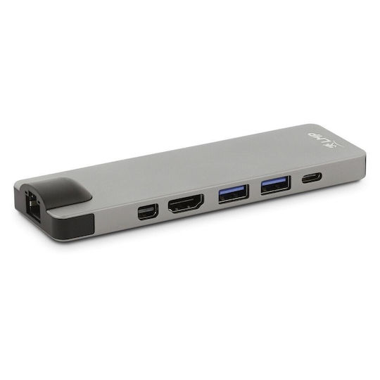 LMP USB-C Compact Dock USB-C / Thunderbolt 3 Docking Station mit 4K PD Ethernet Gray