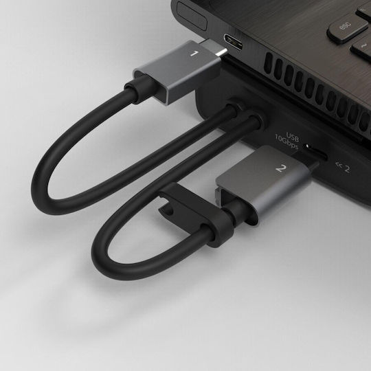 J5create USB-C Stație de andocare cu HDMI/DisplayPort 4K PD Ethernet Argintiu (JCD552-N)