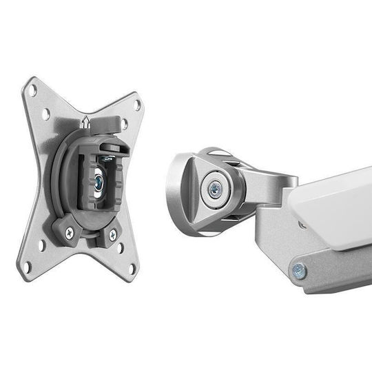 LogiLink Suport Birou Monitor până la 32" cu Braț Argintie (BP0087)