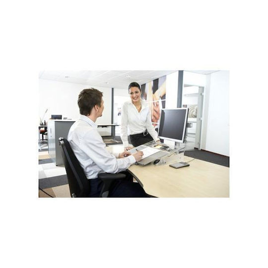 Bakker Elkhuizen Q-riser 100 Schreibtisch Halterung Monitor Transparent