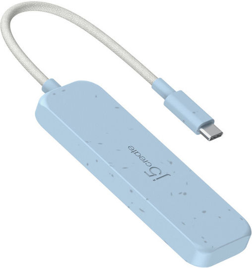 J5create Hub 4 Θυρών USB 3.0 με σύνδεση USB-C
