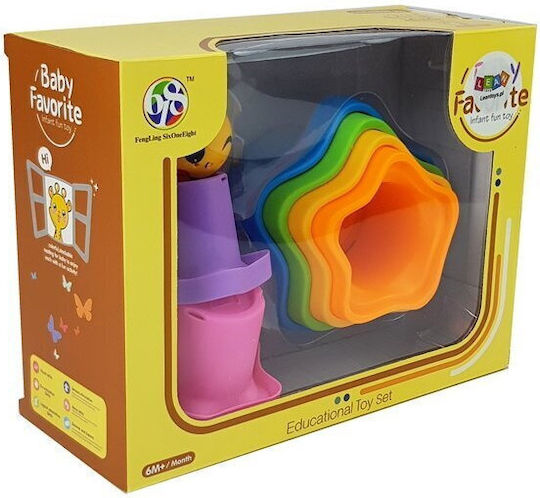 Lean Toys Παιχνίδι Πυραμίδα για 6+ Μηνών