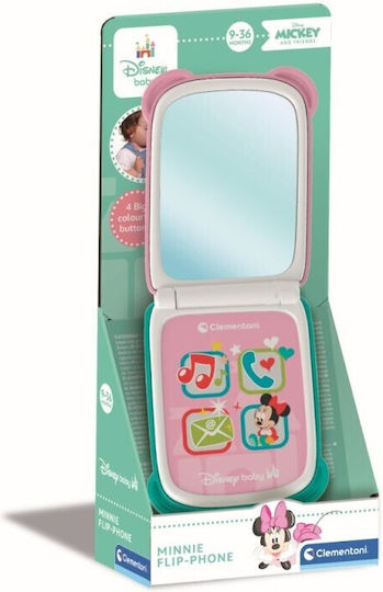 Clementoni Παιχνίδι Τηλέφωνο Minnie Mouse Flip Phone με Ήχους για 9+ Μηνών