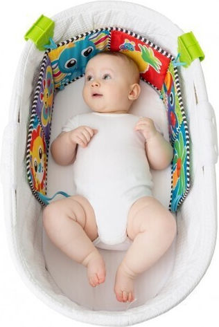 Playgro Carte de Activități Convertible Tummy Time Mirror and Book din Țesătură cu muzică pentru 0++ Luni