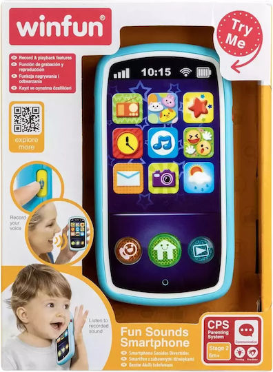 Winfun Toy Phone Smartphone with Happy Sounds with Sounds for 6++ Months