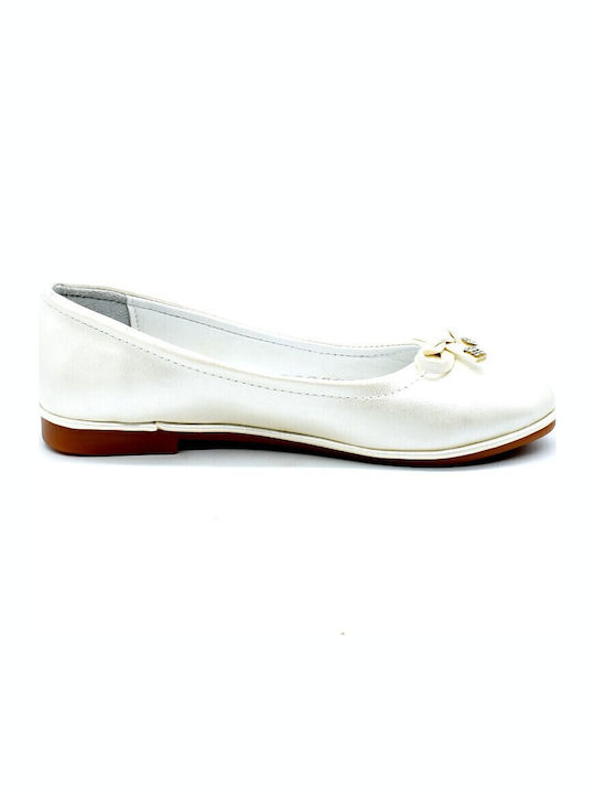 Bibelot Kids Anatomic Leather Ballerinas Beige