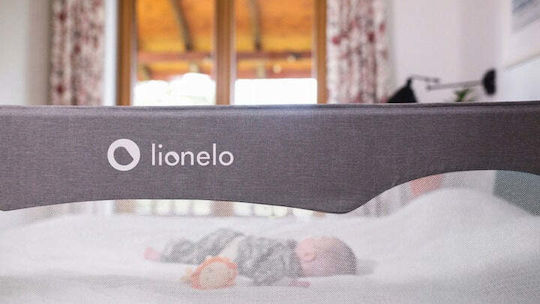 Lionelo Hanna Foldable Bed Rail Guard Simple Placement made of Fabric Beige Melange 150x35x66εκ. 1pcs