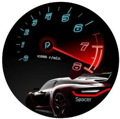 Gaming Chair Mat Spacer Parquet Protection Rubber Textile Material 1200 X 3mm Round Speed 46501475 "spfp-speed-120"