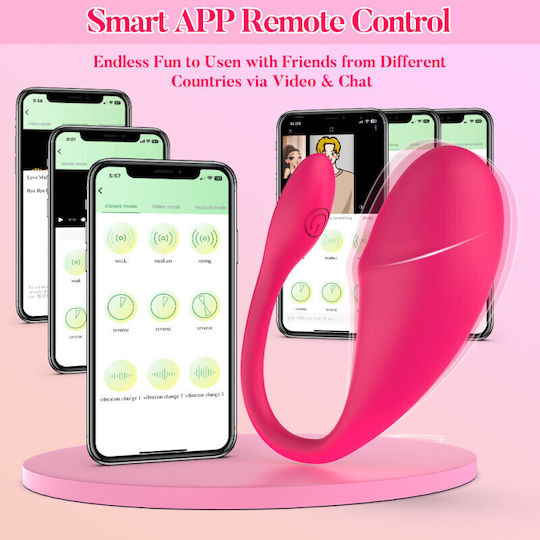 Ασύρματος Δονητής Σιλικόνης Sexopolis Ayla Silicone Remote Controlled Vibrator Ροζ
