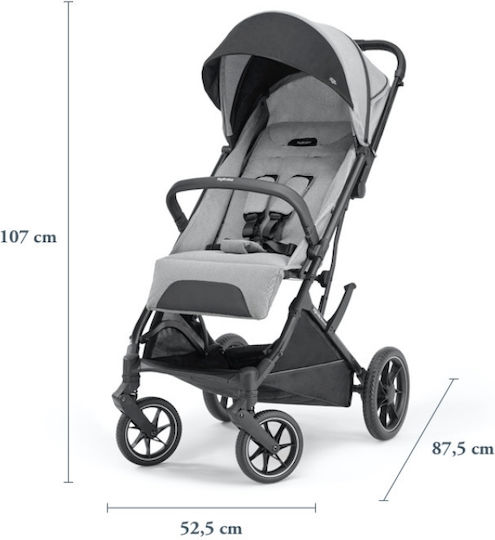Inglesina Maior Baby Stroller Suitable from 6+ Months Magnet Grey 7.9kg