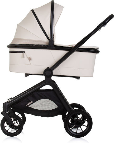 Chipolino Magnum Verstellbar 3 in 1 Baby Kinderwagen Geeignet für Neugeborene Biscotta