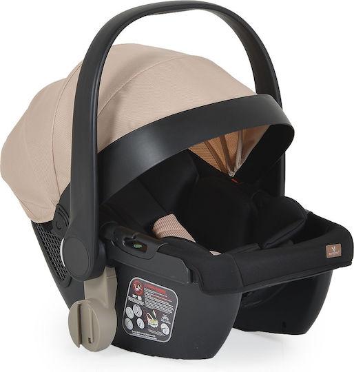 Cangaroo Unique Adjustable 3 in 1 Baby Stroller Suitable for Newborn Macadamia Beige