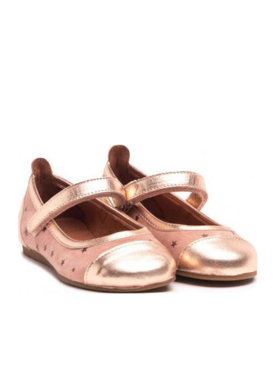 Alegria Kids Ballerinas with Hoop & Loop Closure Pink