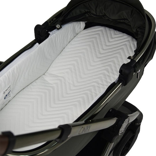 Bebe Stars Onyx 3 in 1 Baby Stroller Suitable for Newborn Gray