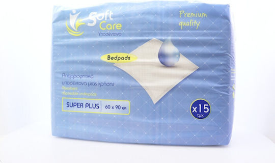Bournas Medicals SoftCare Υποσέντονα Ακράτειας 60x90cm 15τμχ