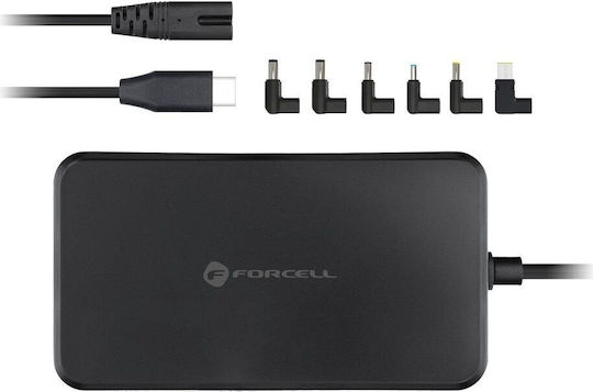 Forcell Universal Φορτιστής Laptop 90W 5V 5A χωρίς Καλώδιο Τροφοδοσίας