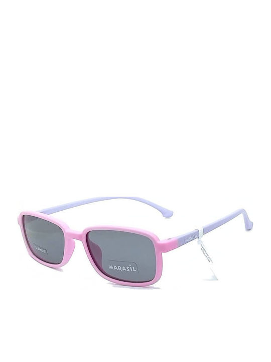 Marasil Square Kids Sunglasses with Polarized Blue Lens