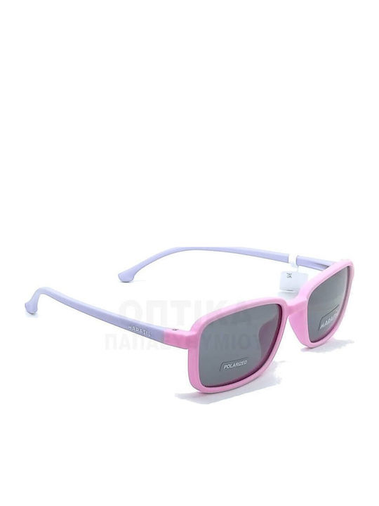 Marasil Square Kids Sunglasses with Polarized Blue Lens
