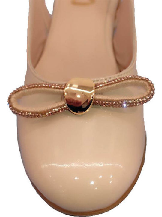 Kids Anatomic Patent Leather Ballerinas Pink