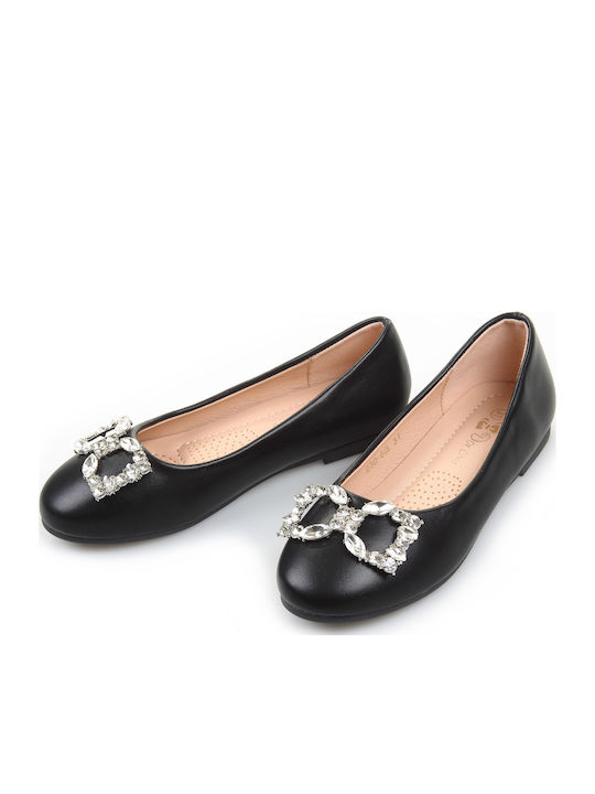 Μπαλαρίνα Παιδική Fshoes 230/62.00 Fshoes Μαυρο