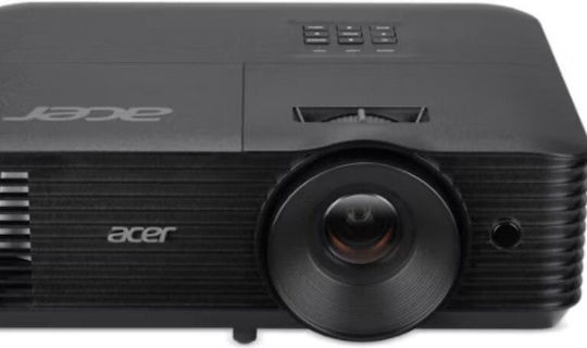Acer X1328 MR.JX611.001 Мини 3D Проектор DLP HD Обикновена лампа с вградени високоговорители Черен