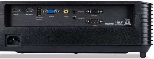 Acer X1328 MR.JX611.001 Мини 3D Проектор DLP HD Обикновена лампа с вградени високоговорители Черен