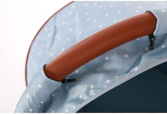 Kikka Boo Dotty Verstellbar 3 in 1 Baby Kinderwagen Geeignet für Neugeborene Blau 16.7kg