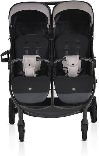 Moni TwinGo Double Stroller Suitable for Newborn Onyx 15.2kg