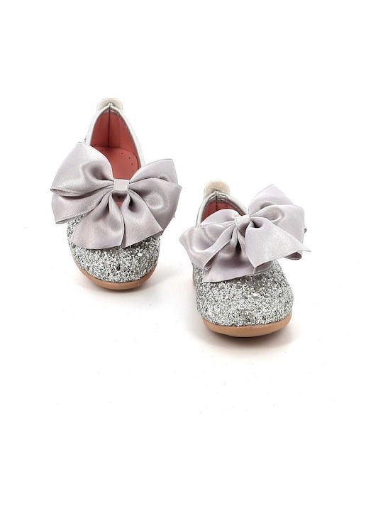Kinder Pumps & Ballerinas Minican Farbe Silber Yonca-22y