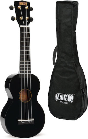 Mahalo Rainbow Series Soprano Γιουκαλίλι Black