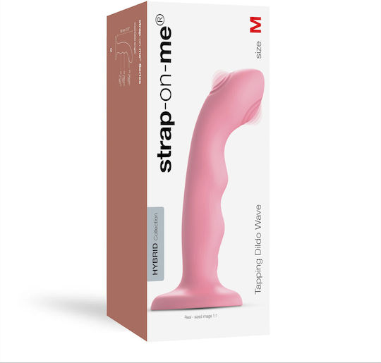 Strap On Me Dildo με Βεντούζα Ροζ 15cm