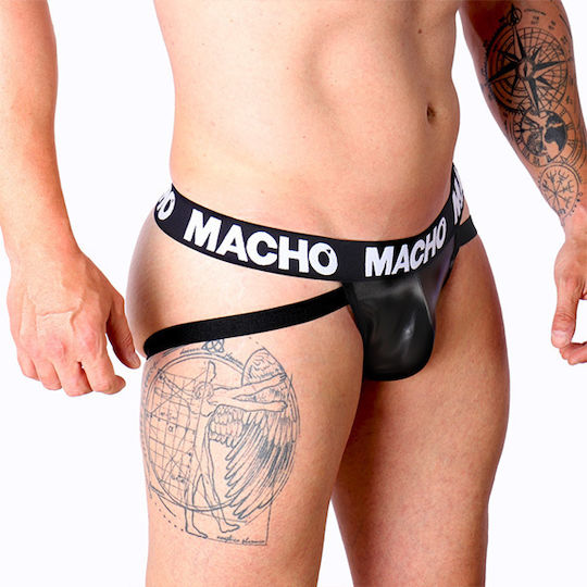 Macho Underwear Ανδρικό Εσώρουχο Jockstrap Μαύρο