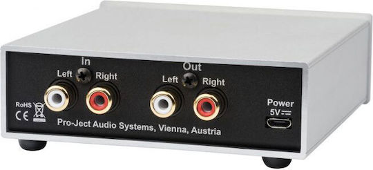 Pro-Ject Audio Head Box S2 Επιτραπέζιος Αναλογικός Ενισχυτής Ακουστικών 2 Καναλιών με Jack 3.5mm/6.3mm