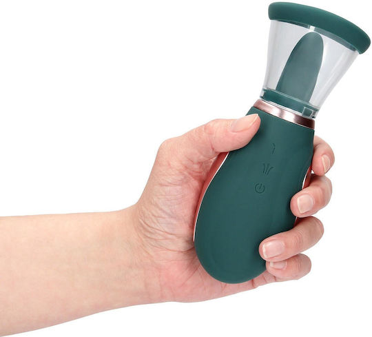 Shots Enhance Vagina Clitoral & Nipple Suction Device Green