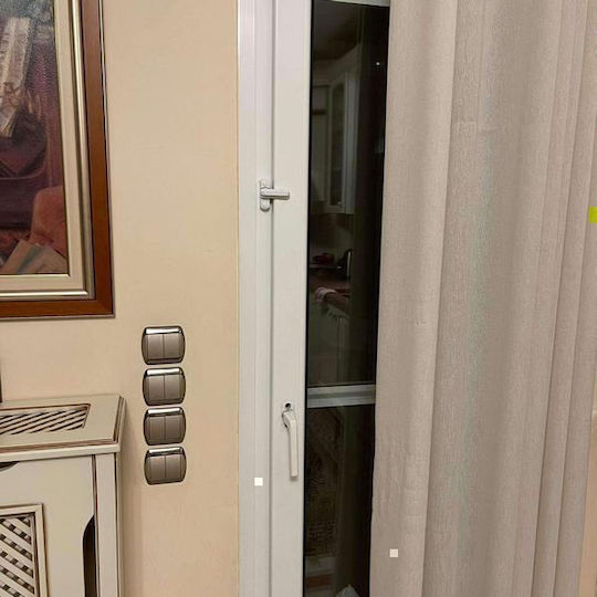 Fio Протектор за врата с винтове от Метал в Бял Цвят 2бр