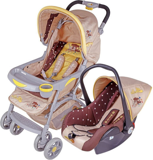 Beboulino Bello 2 in 1 Baby Stroller Suitable for Newborn Dog & Cats 9.5kg