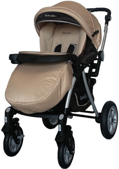 Beboulino Novara With Air Wheels Бебешка количка Бежов 13кг