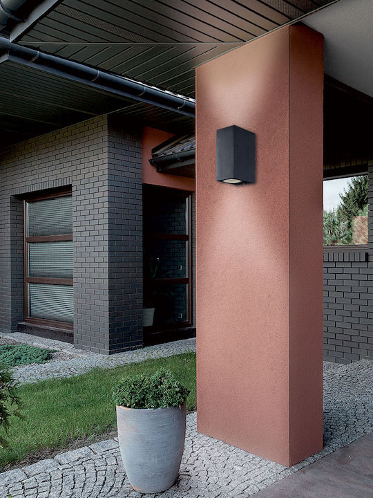 Viokef Tilos Wall-Mounted Outdoor Spot Light GU10 IP44 Double Beam 7x15εκ.