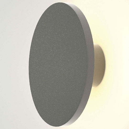 Inlight Επιτοίχια Εξωτερική Πλαφονιέρα LED IP54 8W με Ρυθμιζόμενο Λευκό Φως