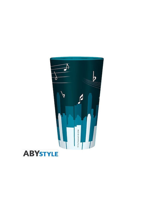 Abysse Vocaloid Hatsune Miku Glass Water made of Glass 400ml