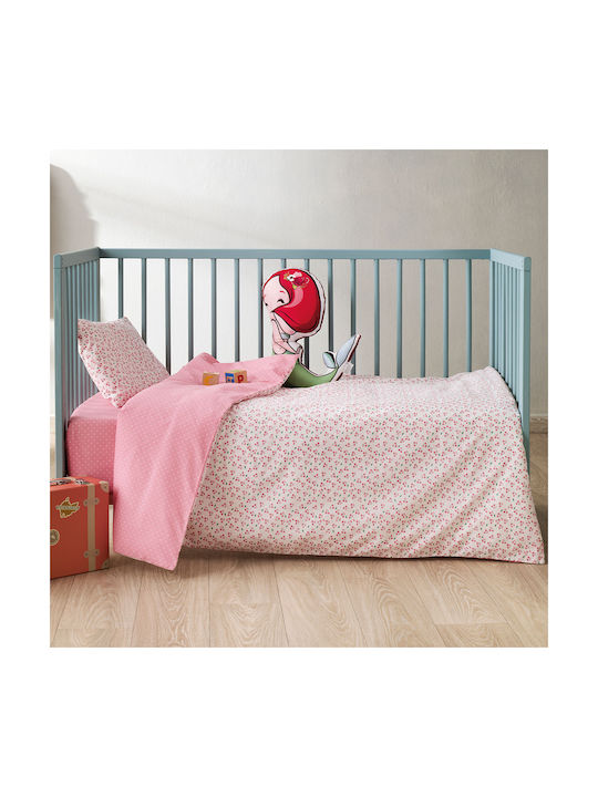Kentia Baby Duvet Cover Set With Pillowcase Cereza 100x140cm
