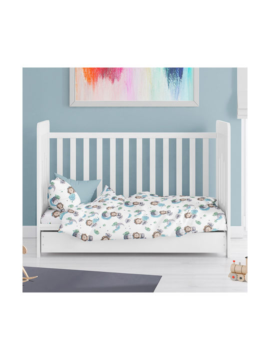 Dimcol Baby Duvet Cover Bebe Sky blue 120x160cm