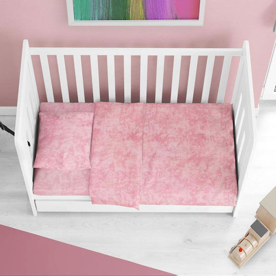 Dimcol Baby Duvet Cover Bebe Premium Shadow Pink 120x160cm