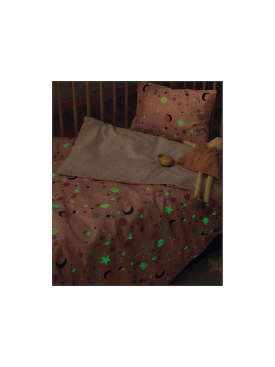 Kentia Baby Bettbezug Set mit Kissenbezug Laluna Fluorescent 100x140cm.