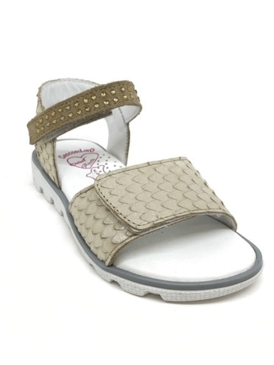 Crocodilino Kinder Sandalen Anatomisch Gold
