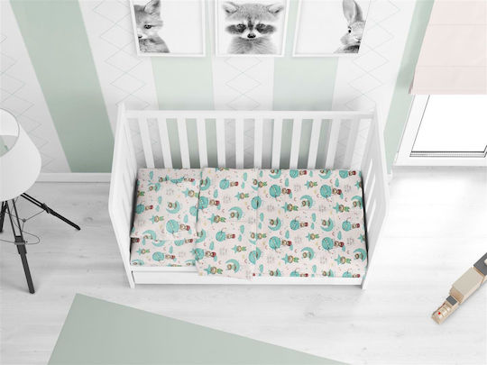 Dimcol Baby Duvet Cover Reach the Stars 192 Green 120x160cm