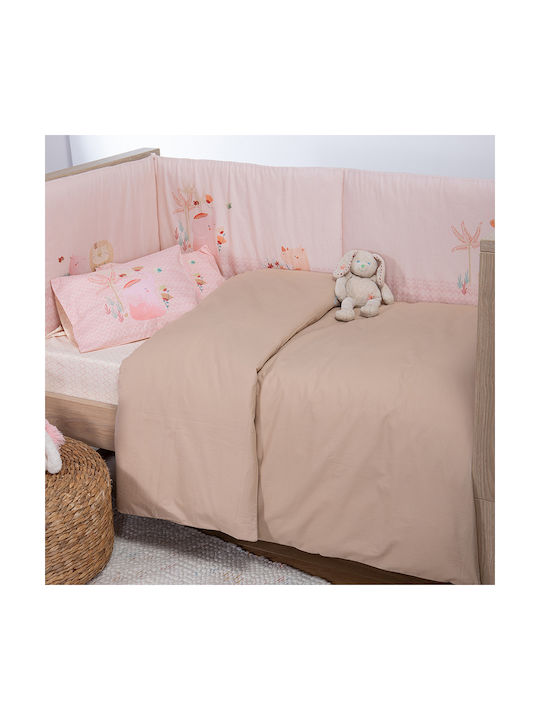 Nef-Nef Homeware Copertă de Pătuț Basic Bej 110x150cm.