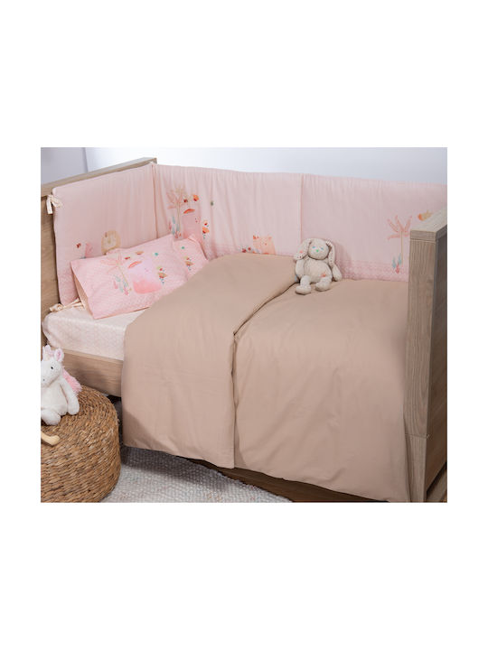 Nef-Nef Homeware Copertă de Pătuț Basic Bej 110x150cm.