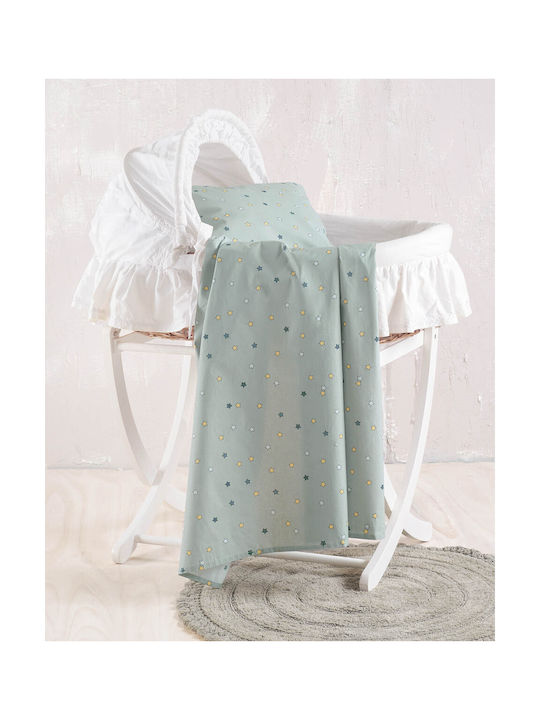 Rythmos Baby Duvet Cover Set With Pillowcase Blaze Green 110x160cm